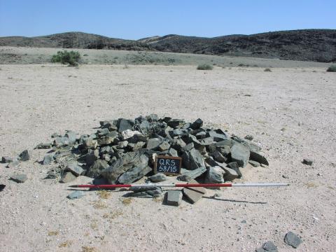 Typical traditional grave