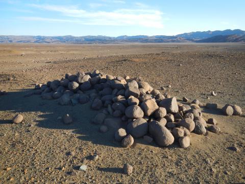 Typical traditional grave