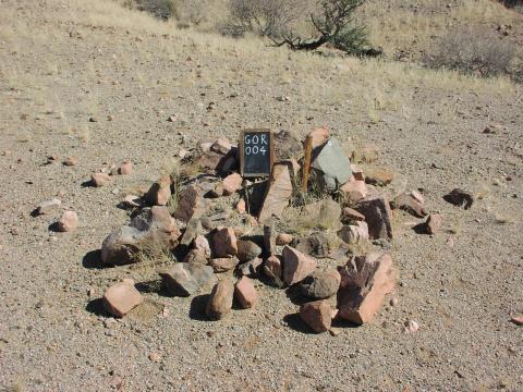 Typical traditional grave