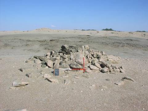 Typical traditional grave