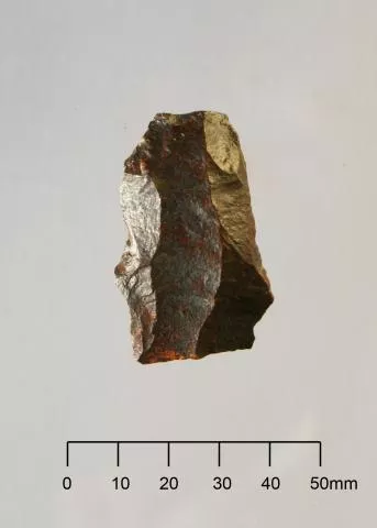 Late pleistocene artefact © Photo: J. Kinahan