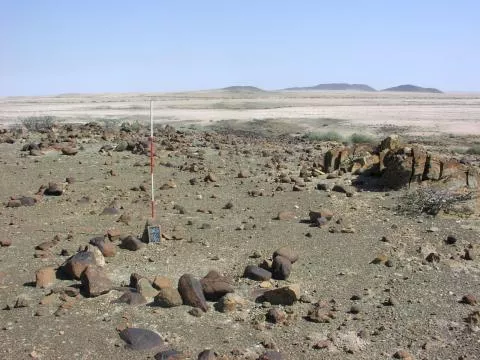 Windbreak on rocky ridge © Photo: J. Kinahan